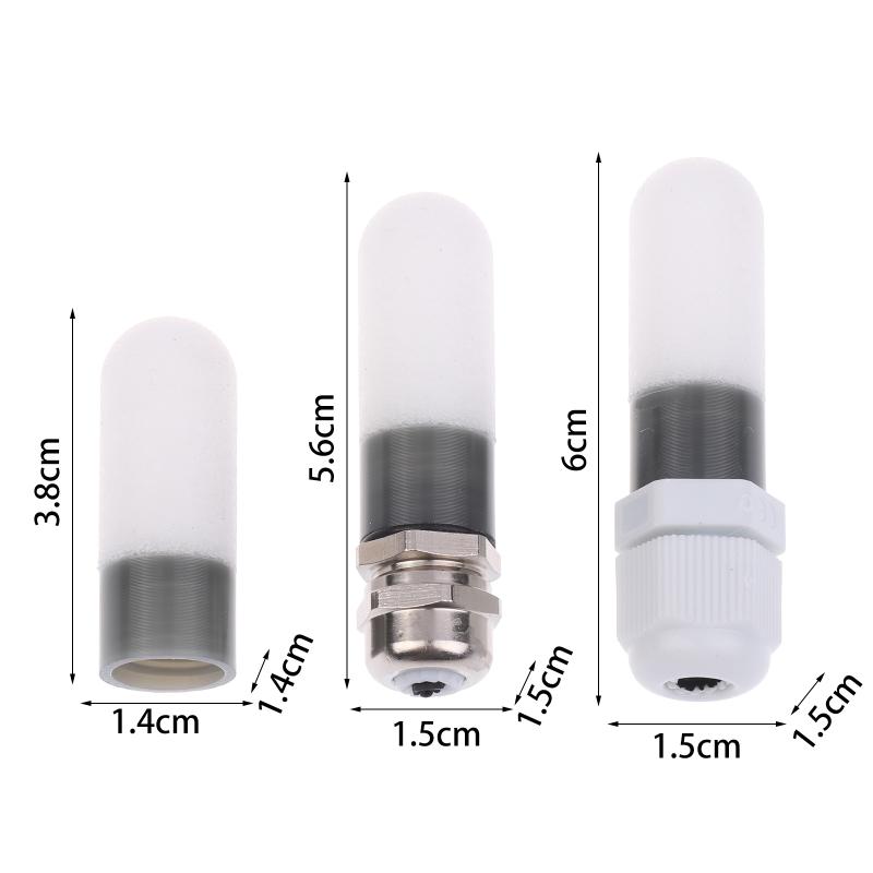 Hot 1/2/3Pcs Waterproof Dustproof Temperature Humidity Sensor Module Probe Plastic Protective Cover SHT20 303540