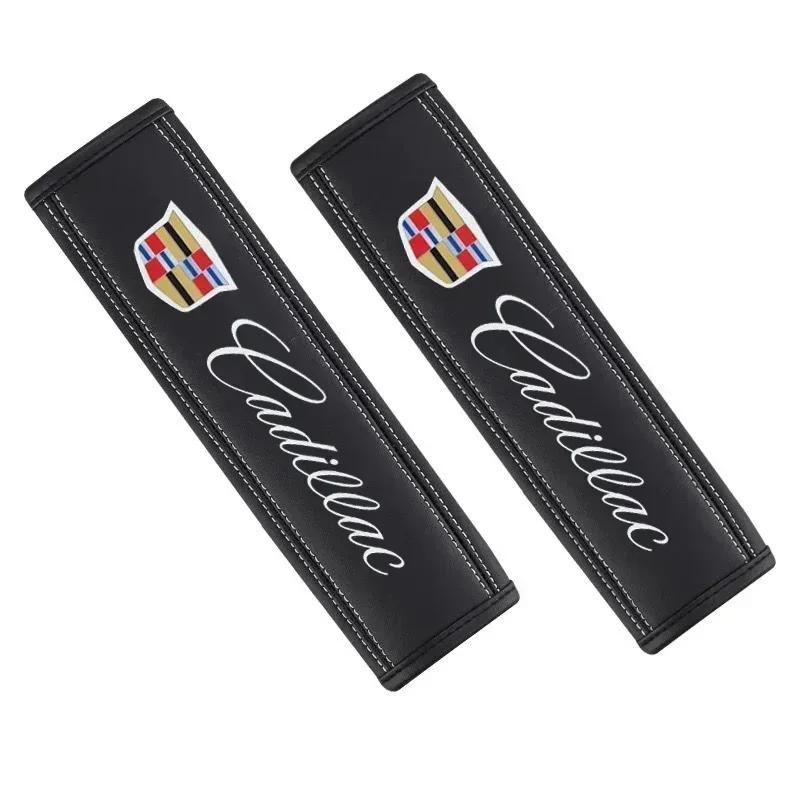 2pcs Car Seat Belt Covers Shoulder Protection Pads for Cadillac Escalade ATS BLS CT4 CT5 CT6 CTS SLS STS XT5 XT6 XTS EXT SLR