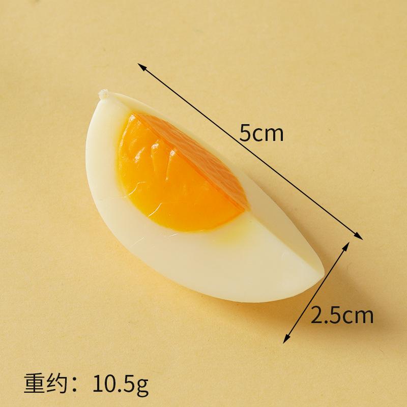 

Simulation Egg Artificial Boiled Egg Model Fake Food Restaurant Display Props Kids Playhouse Kitchen Toy Home Decor