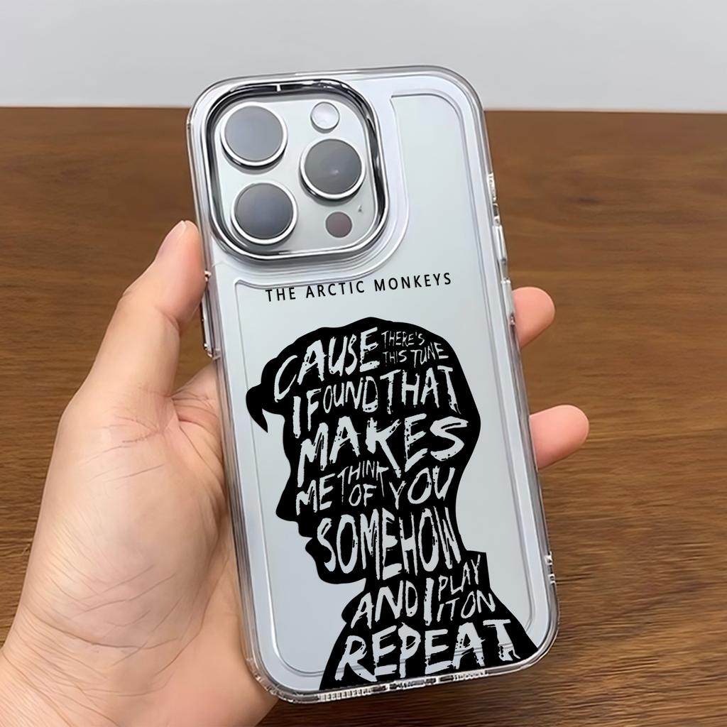 Fashion Black A-Arctic Monkeys Phone Case For iPhone 17 16e 16 15 14 13 12 11 mini Pro Max X XR XSMAX 8 7 Air Plus Soft Cover