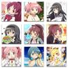 59 Madoka Magica Stickers Featuring Homura & Sayaka for iPad Journaling & Decoration, Waterproof