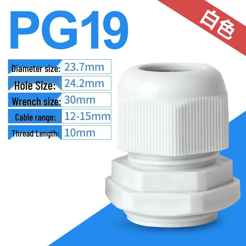 Nylon Waterproof Cable Connector - PG7/9/11/M12/M16 Sealing Gland