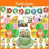 Complete Pikmin-4 Party Decoration Kit Banner Balloons Cake Topper And Spirals Included!