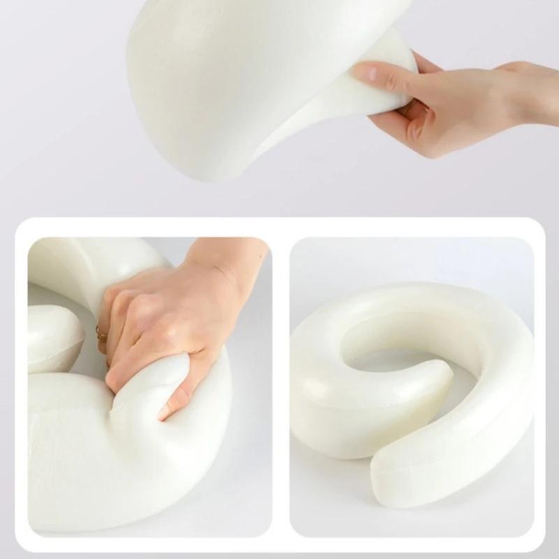NEW Neck Pillow Memory Foam Travel Pillow Soft Chin Support Pillow with 360-Degree Head Support
