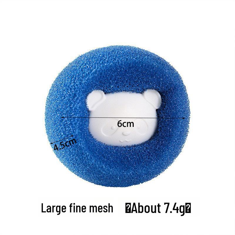 

Мяч-губка для стирки в виде медведя - против запутывания, сильное трение, удаление волос, волшебное обеззараживание, чистящий мяч.