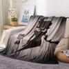 Queen Charlie  Print Flannel Blanket, High Quality Comfortable for All Seasons, Home Decor, Warmth and Comfort