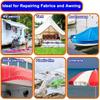 UV Resistant Repair Patch Kit Transparent Patch Tape  For Kayak RV Awning Inflatable Boats
