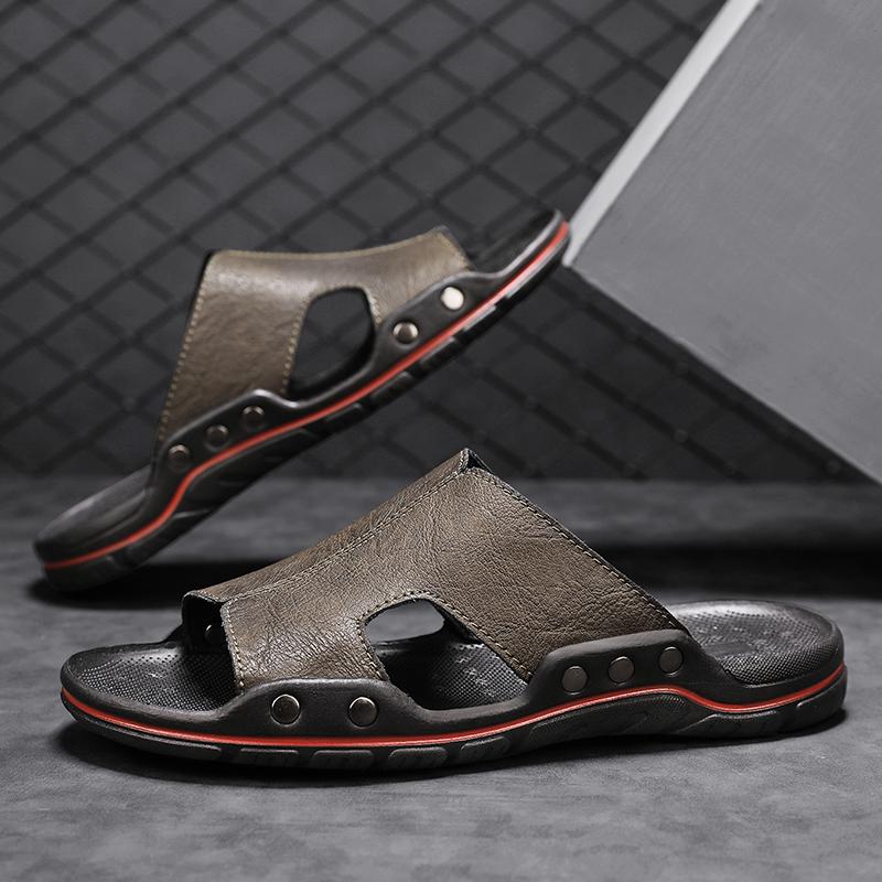 38-48 Men's Plus Size Fashionable Outdoor Sandals Lightweight and Breathable Casual Slippers