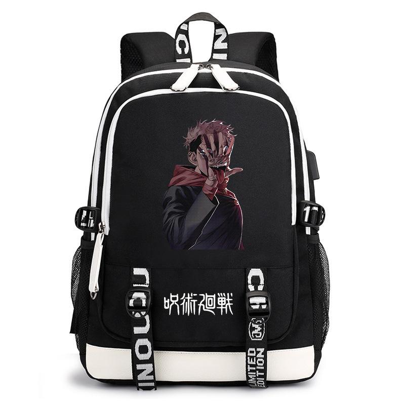 Day Mantra Return To War Anime School Bag Fashion Backpack Elementary School Students Large Capacity Backpack Burden Reduction Storage Bag