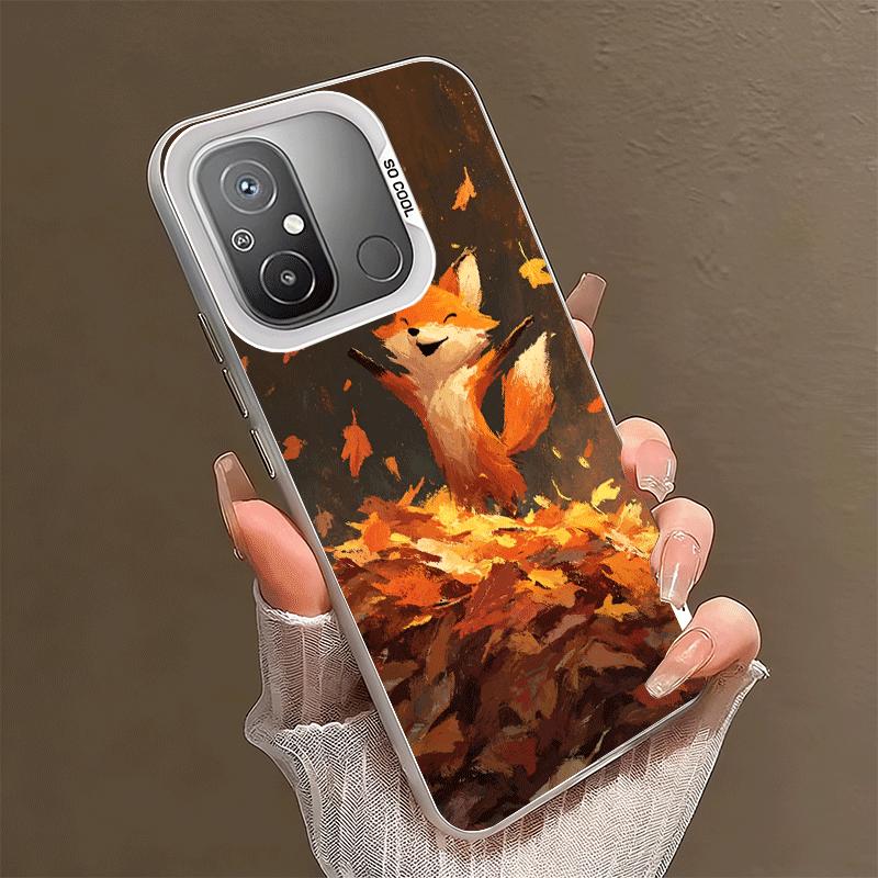 Cartoon Fox Animal Shockproof Phone Case for Xiaomi Poco X7 X6 X5 X3 Pro F7 Ultra M8 Redmi 15C 15 14C 13C 12C 10C 13 12 10