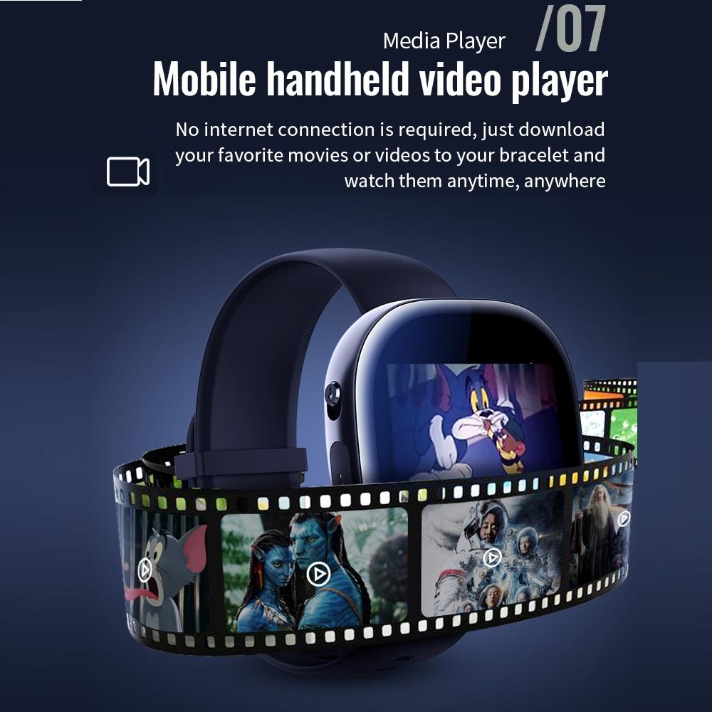 NOU Bluetooth 5.0 MP4 cu înregistrare cu o singură tastă Ieșire dictafon Înregistrare voce E-book Mp3 Music Player 8GB/16GB/32GB player video MP4