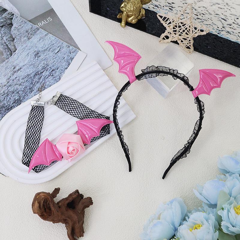Halloween Masquerade Bat Wings Headband: Cosplay & Party Accessory