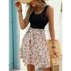 Spring Summer Elegant Color Block Sleeveless Dress Original Design Casual Women's Dress for Foreign Trade