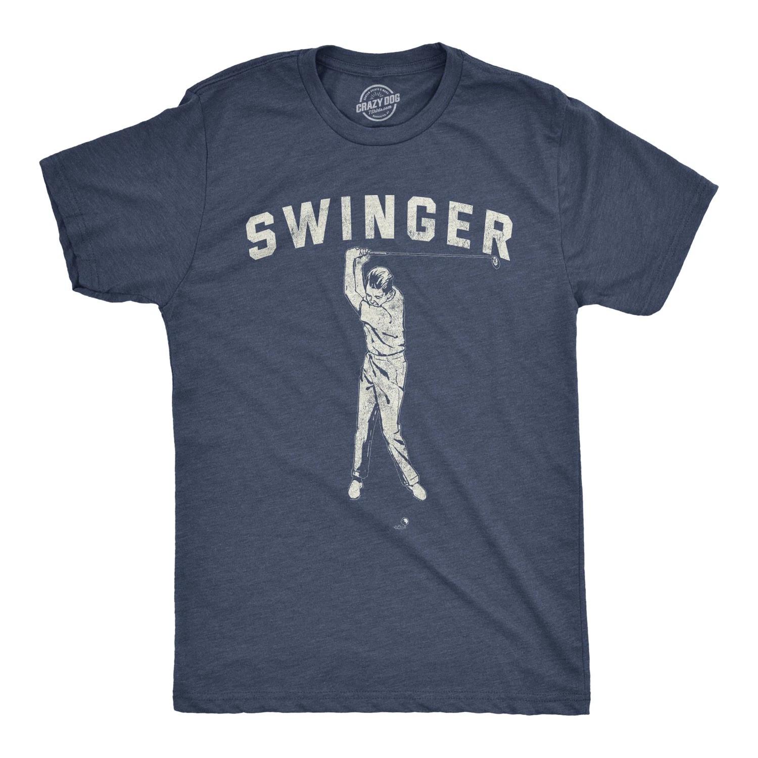 Mens Swinger T Shirt Funny Golf Sexual Innuendo Tee L