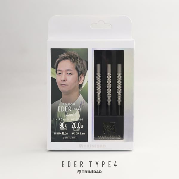 TRiNiDAD PRO EDER4 STEEL Trinidad Pro Eder designed by Hiroyuki steel dart barrel 4, Yoshino,