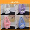 Cute Cartoon Bear Plush Mini Handbag With Magnetic Closure For Daily Outfits