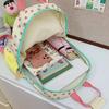 Schoolbag cute schoolbag female junior high school student large capacity ins Mori versatile floral backpack female sweet travel backpack