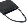 Prada Triangular Logo Handbag Black Women Used