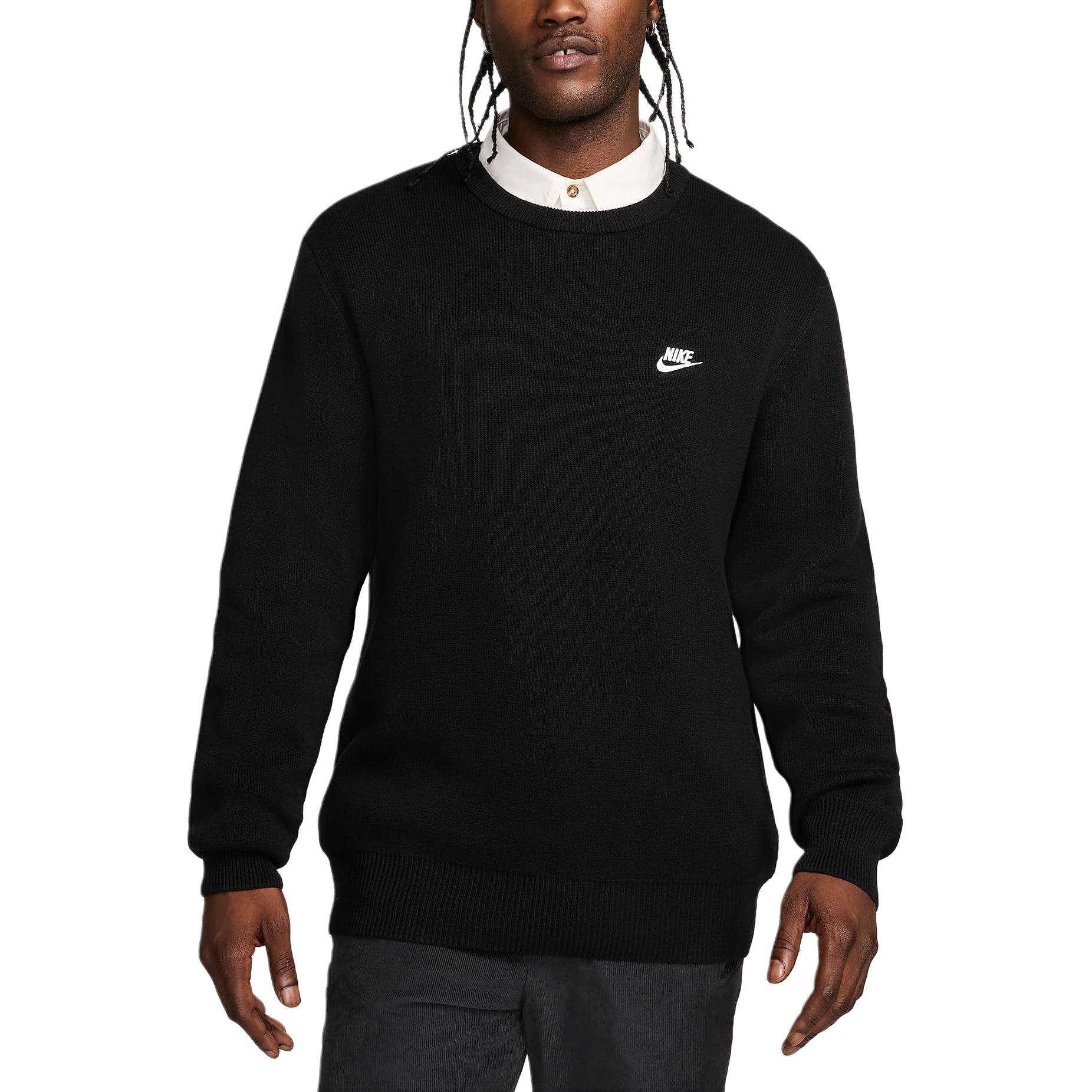 Nike Club Men s Crew-Neck Sweater FQ2912-010 L