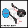 Aluminum Alloy Retro Round Mirror For YAMAHA Bolt Honda Rebel Kawasaki Vulcan Universal Cafe Racer Cruiser Motorcycle Accessorie