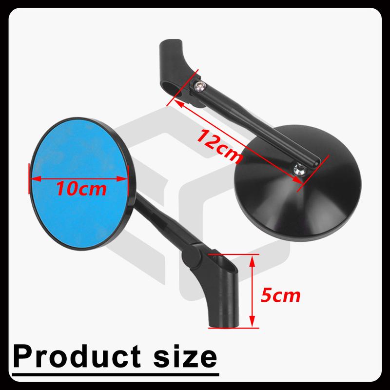 Aluminum Alloy Retro Round Mirror For YAMAHA Bolt Honda Rebel Kawasaki Vulcan Universal Cafe Racer Cruiser Motorcycle Accessorie