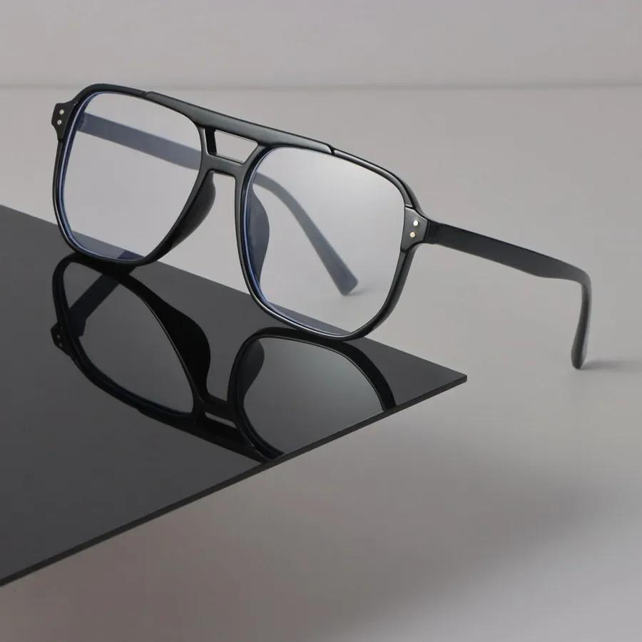 Luxury Square Frame Eyeglasses Women Men Minimalist Transparent Clear Lens Cool Fashion Glasses Oculos