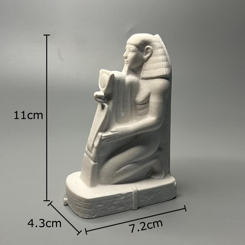 

Ancient Egyptian Tutankhamun Plaster Statue Desk Decoration Artwork Figures Ornaments Characters Sculpture Room Aesthetic Decor