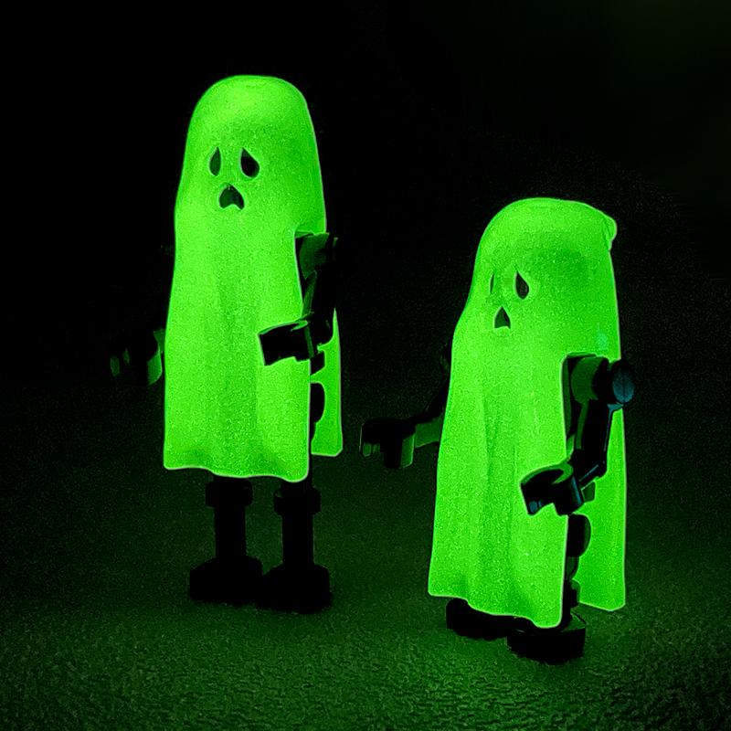 

Non-Toxic Moc Bricks Halloween Ghost Zombie Coffin Corpse Skeleton Action Figure Building Blocks Mini Dolls Toys For Children Gifts