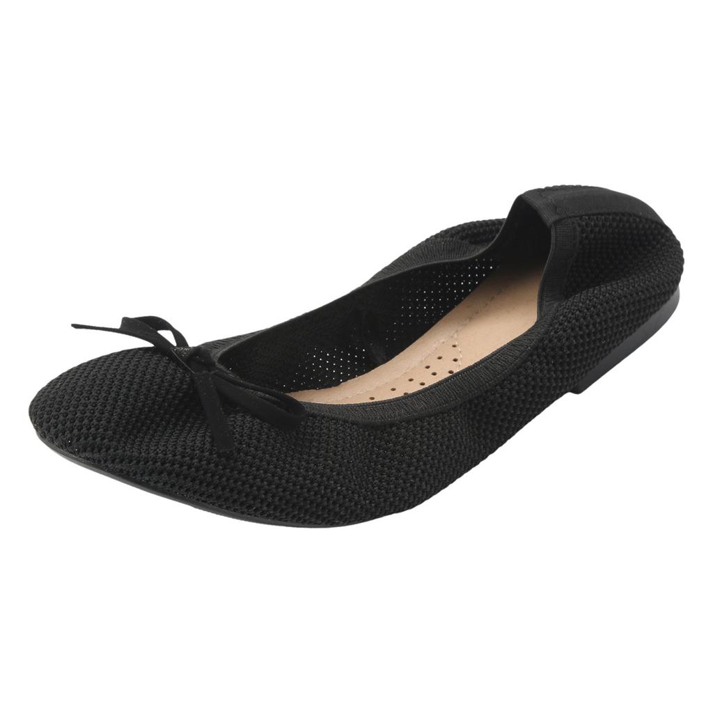 Women Shoes Fashionable Flat Sole Single Shoes Fly Woven Shoes Thickened Soft Sole Casual Flat Shoes Flat Tire Shoes Women