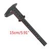 Vernier Caliper with Clear Black Marking 150mm Plumbing Model Making Measure Tool Plastic for Woodworking Metalworking