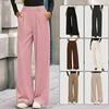 2025 Retro Corduroy Women's Harem Pants - European & American Spring/Autumn Style