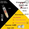 G4 12V LED High Brightness Small Bulb - Low Voltage Crystal Vanity Light