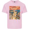 Cat Scream Painting Parody Unisexs Light Cotton TShirt
