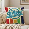 Music IndieRock The SStrokes Cushion Cover Pillowcase Antidustmite living Room Sofa Decor Cushion Room