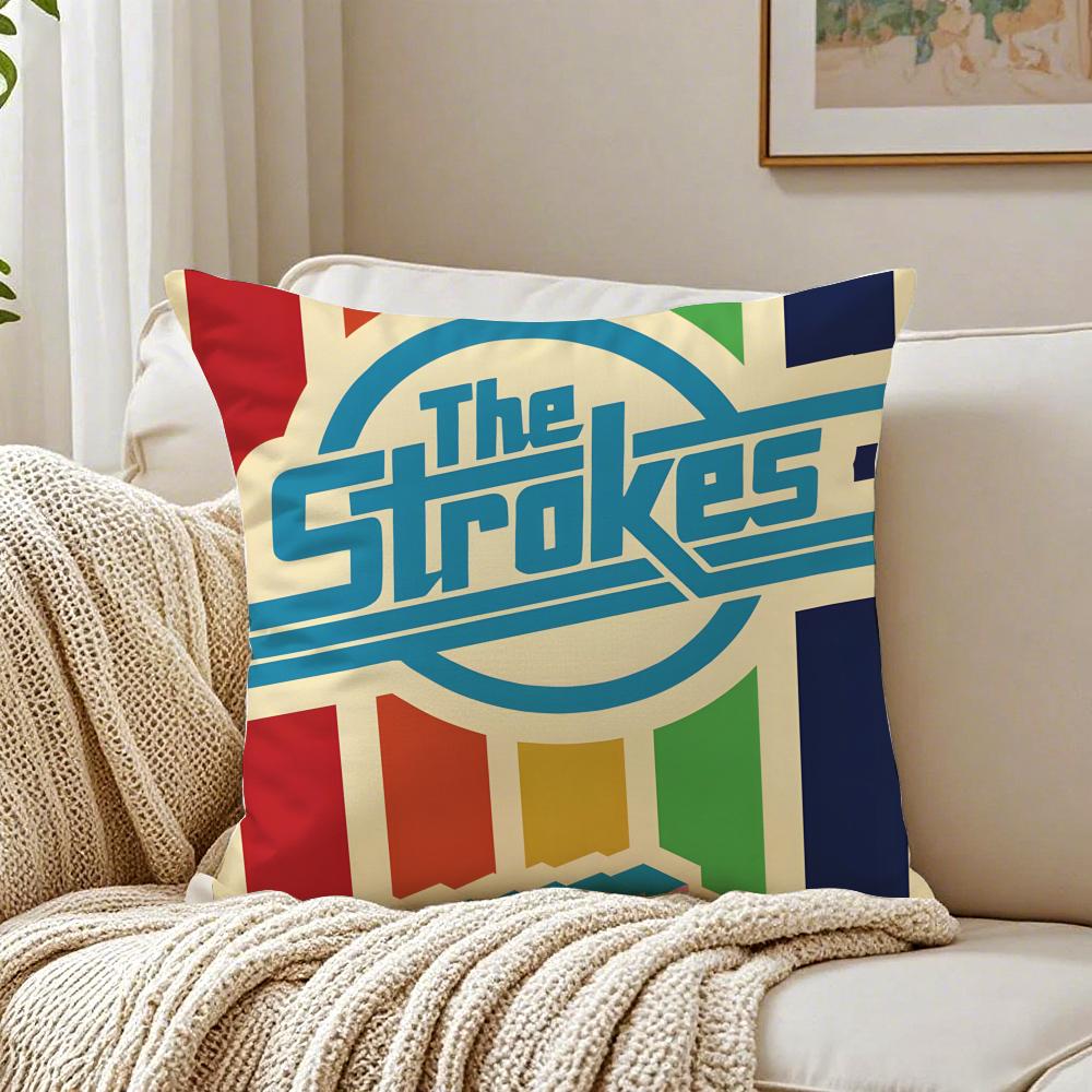 Music IndieRock The SStrokes Cushion Cover Pillowcase Antidustmite living Room Sofa Decor Cushion Room