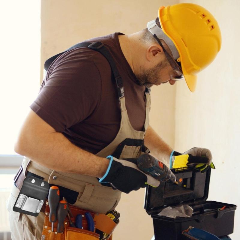 Drill Belt Holder Drill Clip for Tool Belt for Cordless Drill Driver Fits Up to 2" Tool Belt Clip On Drill Clip