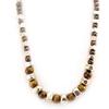 Les Trésors De Lily [C5021] - Collier Créateur 'Kilimanjaro' Marron Argenté
