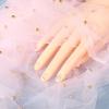 Nail Photos Shooting Props Gauze With Pearl Photography Background Tulle Items Fotografia Backdrops Decoration Materials