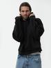 Jigga Wear Pure Men's Oversized Hoodie Plain Black XL