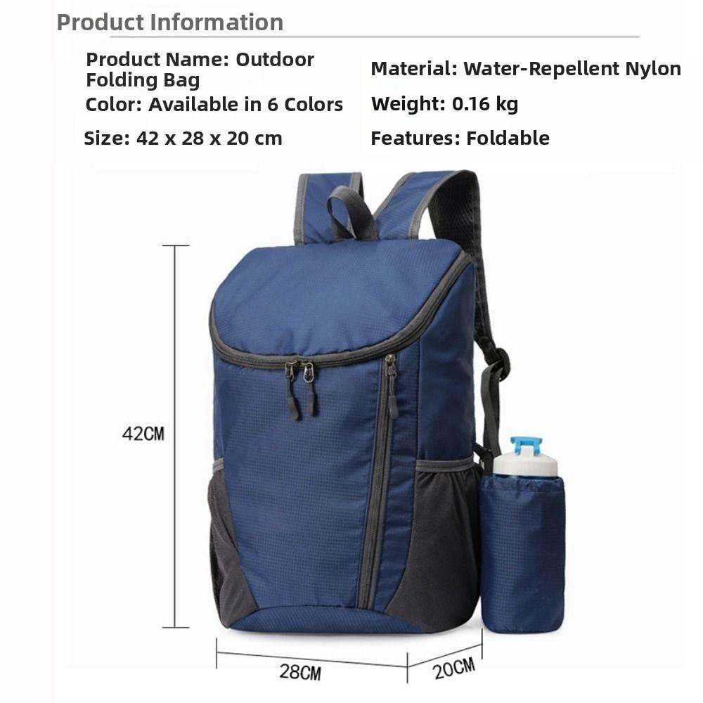 Ultralight Unisex Backpack 20L Fitness Travel Mountaineering Bag  Suitable for Both Men