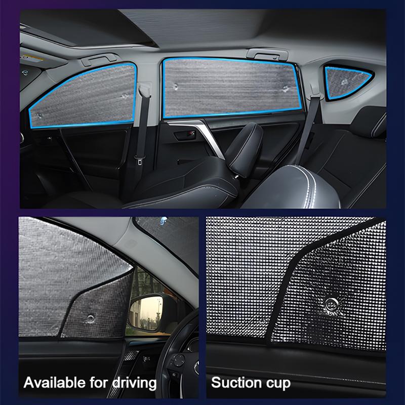 Car Sunshade For Toyota Land Cruiser Prado 120 J120 MK3 2003~2009 LC120 FJ120 Sunscreen Window Visor Cover Auto Accessories 2005