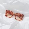 Glasses 95157 Autumn Square Large Frame Transparent Color Sunglasses Women'S Retro Sunglasses Men