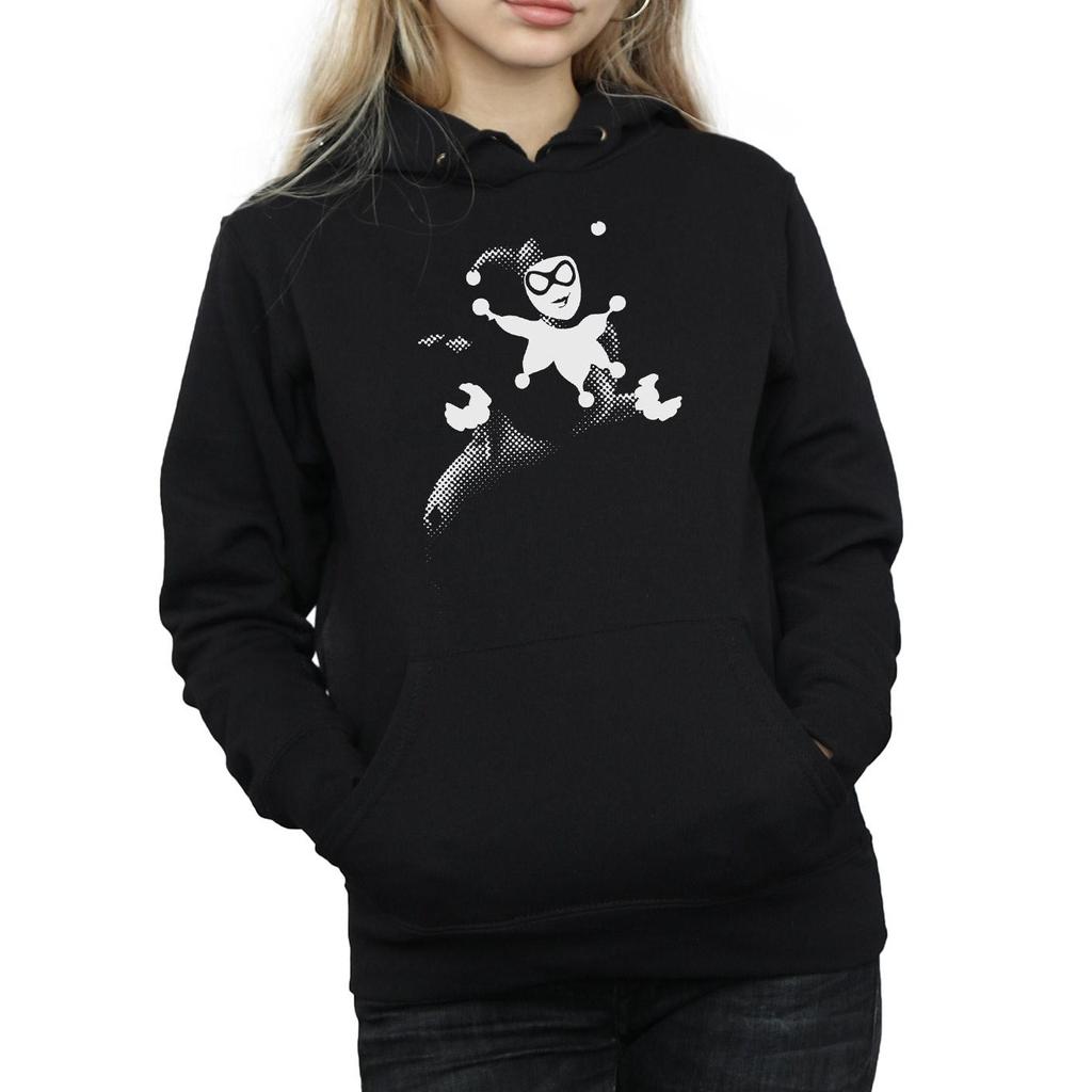 DC Comics Womens/Ladies Harley Quinn Spot Hoodie