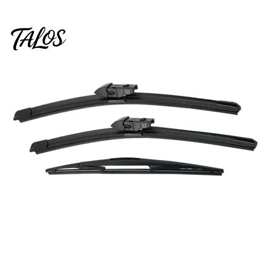 All Weather Wiper Blades 3Pcs Beam Set for Subaru Forester SK 2018-2024, Replacement Front Rear Wipers 26"+16"+14" Silent Blades, Original Equipment