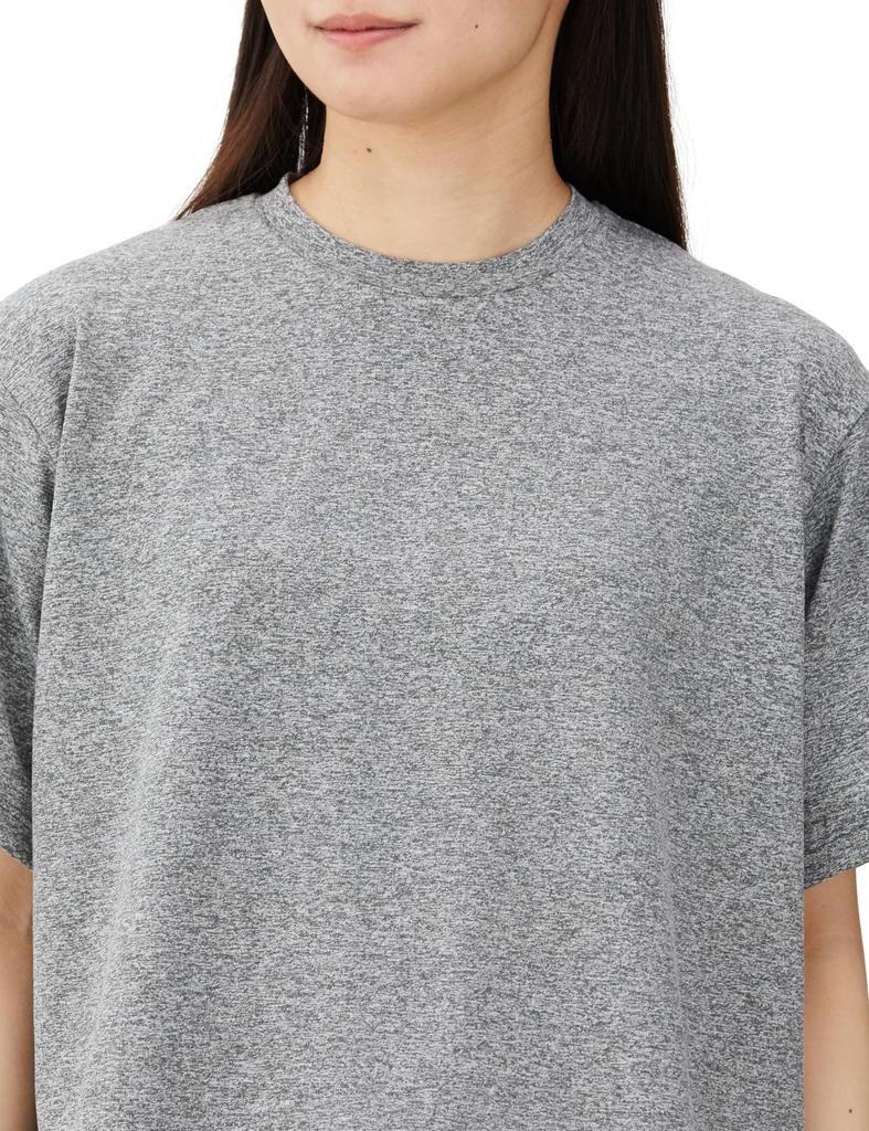 Danskin Short Sleeve Mix Size S UV Activewear Women's T-Shirt, Gray, (DC524103), Moisture-Wicking, Quick-Drying, Antibacterial, Odor-Resistant,