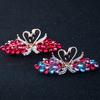 Shining Rhinestone Elegant Hair Barrette Shining Swan Women Hair Clip Hair Styling Accessories