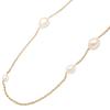 TIFFANY&Co. 750YG Elsa Peretti Pearl 12P By the Yard Necklace Yellow GoldUsed