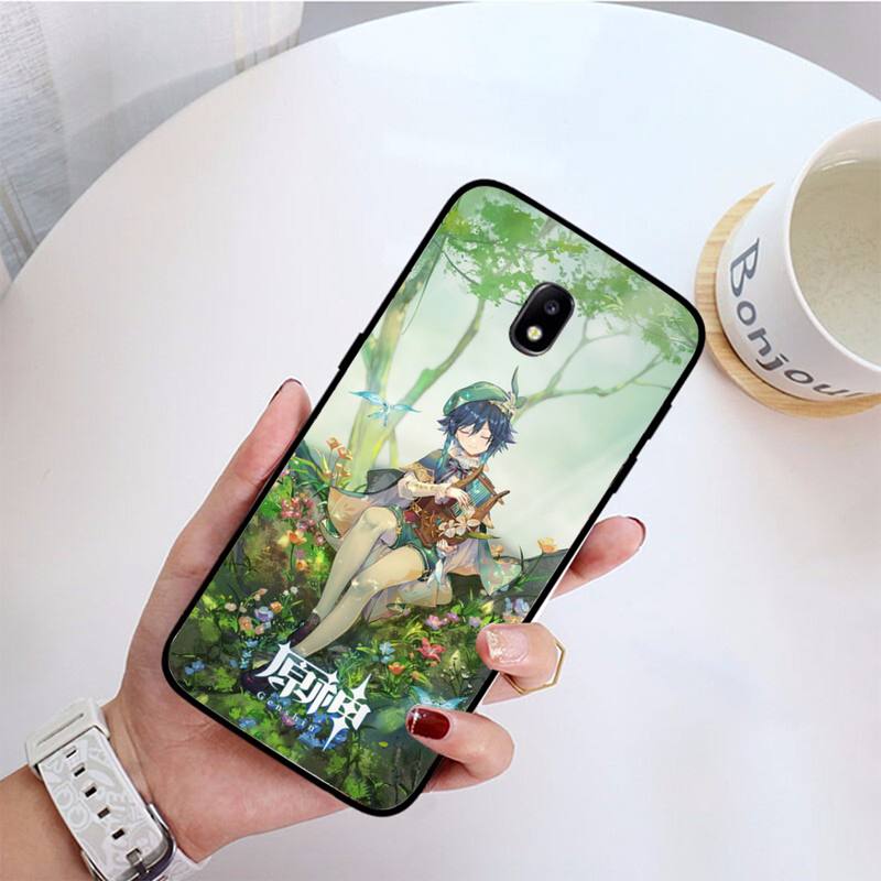 Hra Genshin Impact Venti roztomilé pouzdro na telefon pro Samsung Galaxy J7 PRIME J2Pro2018 J4 Plus J5 PRIME J6 J7 Duo Neo J737 J8