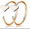Labret Nose Piercings Jewelry 20G Stainless Steel Hoop Nose Ring Hypoallergenic CZ Hoop Tragus Cartilage Nose  Rings