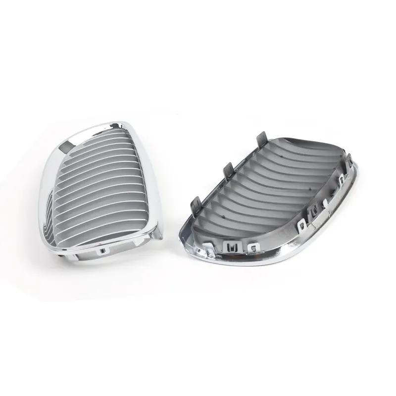 Car Front Bumper Kidney Grill Grille Chrome Silver Fit For BMW E92 E93 3 Series Coupe Cabriolet 2006-2009
